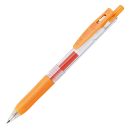 Ручка гелевая Zebra Sarasa Clip 0.3 оранжевая / Orange