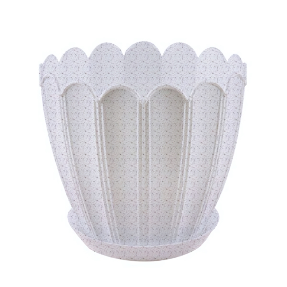 Кашпо "Хризантема" с поддоном 3,4л (мр)