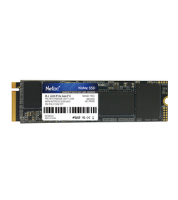 Ssd накопитель Netac SSD N950E Pro 1TB PCIe 3 x4 M.2 2280 NVMe 3D NAND, R/W up to 3350/2800MB/s, IOPS(R4K) 400K/380K, TBW 800TB, 1024MB DRAM buffer, with heat sink, 5y wty