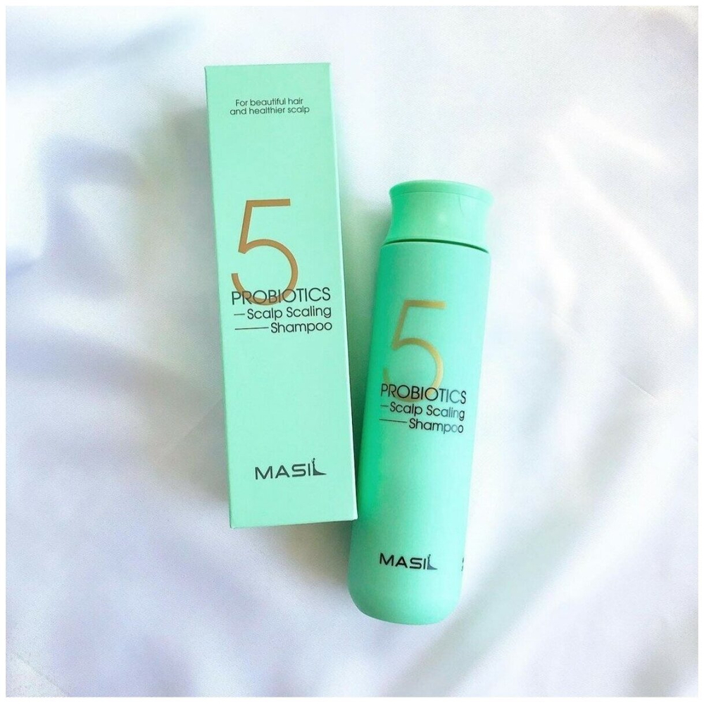 Глубоко очищающий шампунь для волос с пробиотиками Masil 5 Probiotics Scalp Scaling Shampoo, 300 мл