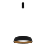 Светильник подвесной, Черный, Древесный, белая, LED, 30