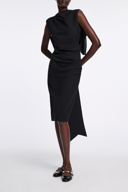 Dorothee Schumacher Платье облегающее с атласным бантом