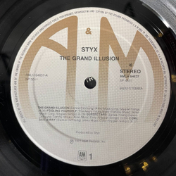 Винтажная виниловая пластинка LP Styx The Grand Illusion (Holland 1977)