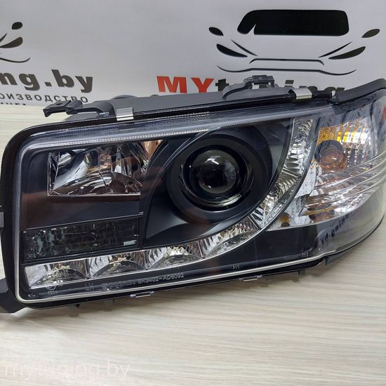 Передние фары DAYLIGHT BLACK для Audi 80 B4