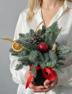 Комбозиция в стаканчике «Праздничный уют»