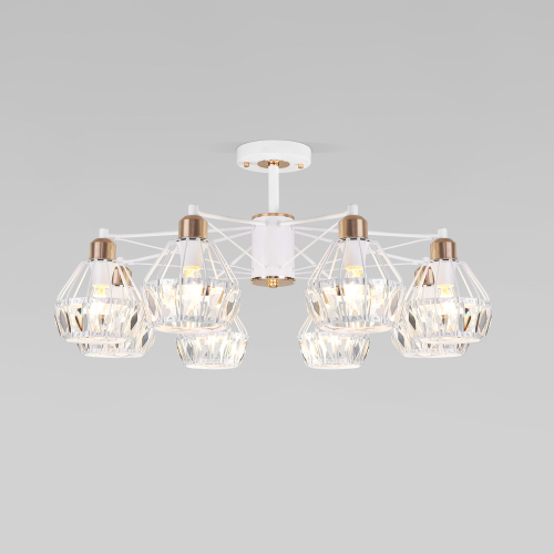 Люстра с хрустальным декором 70075/8 белый