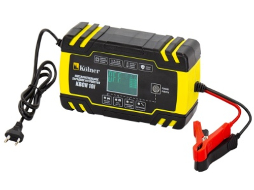 Зарядное устройство для аккумуляторов Kolner KBCH 10i 12/24В ток 0,5-10А(12В)/5А(24В) Х