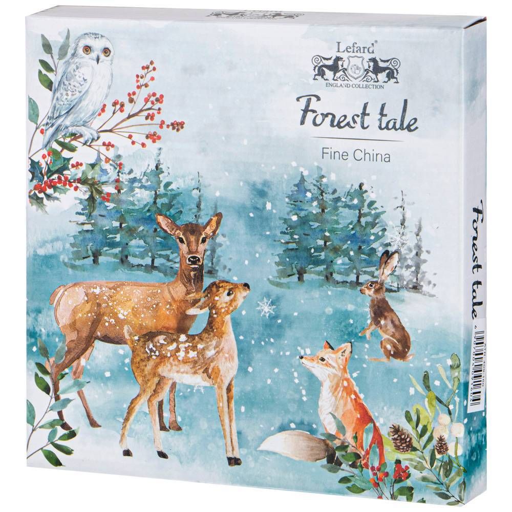ТАРЕЛКА ЗАКУСОЧНАЯ LEFARD "ЛЕСНАЯ СКАЗКА" ЛИСА 20,5 СМ (КОР=24ШТ.)