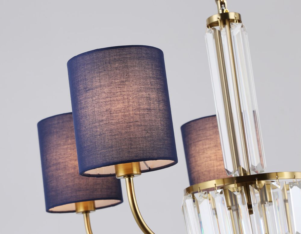 Ambrella Подвесная люстра с абажурами и хрусталем Classic LH71271