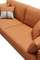 Трехместный диван Lucca 220 см, натуральная кожа цвета Camel