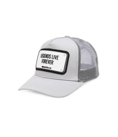Кепка LEGENDS LIVE FOREVER John Hatter - серый(R-1059-U00)