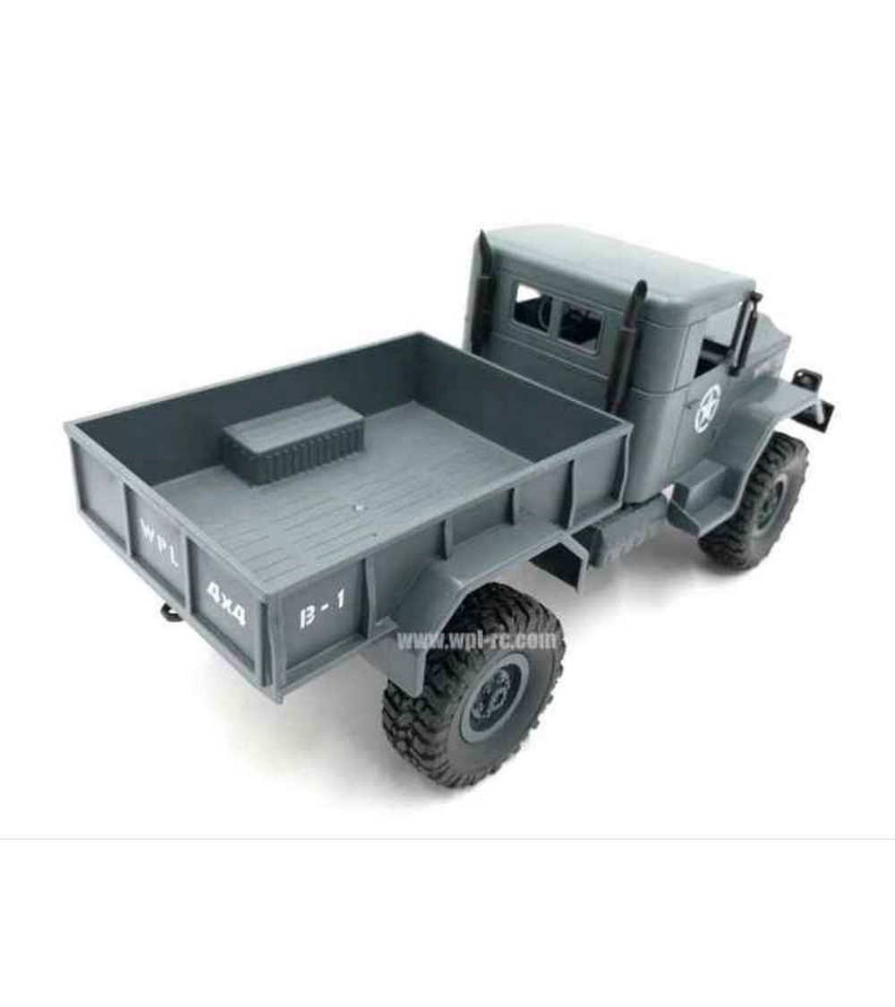 Радиоуправляемая машина WPL B-14R военный грузовик (серый) 1/16 2.4G RTR