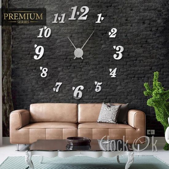 Настенные 3D часы Love Time