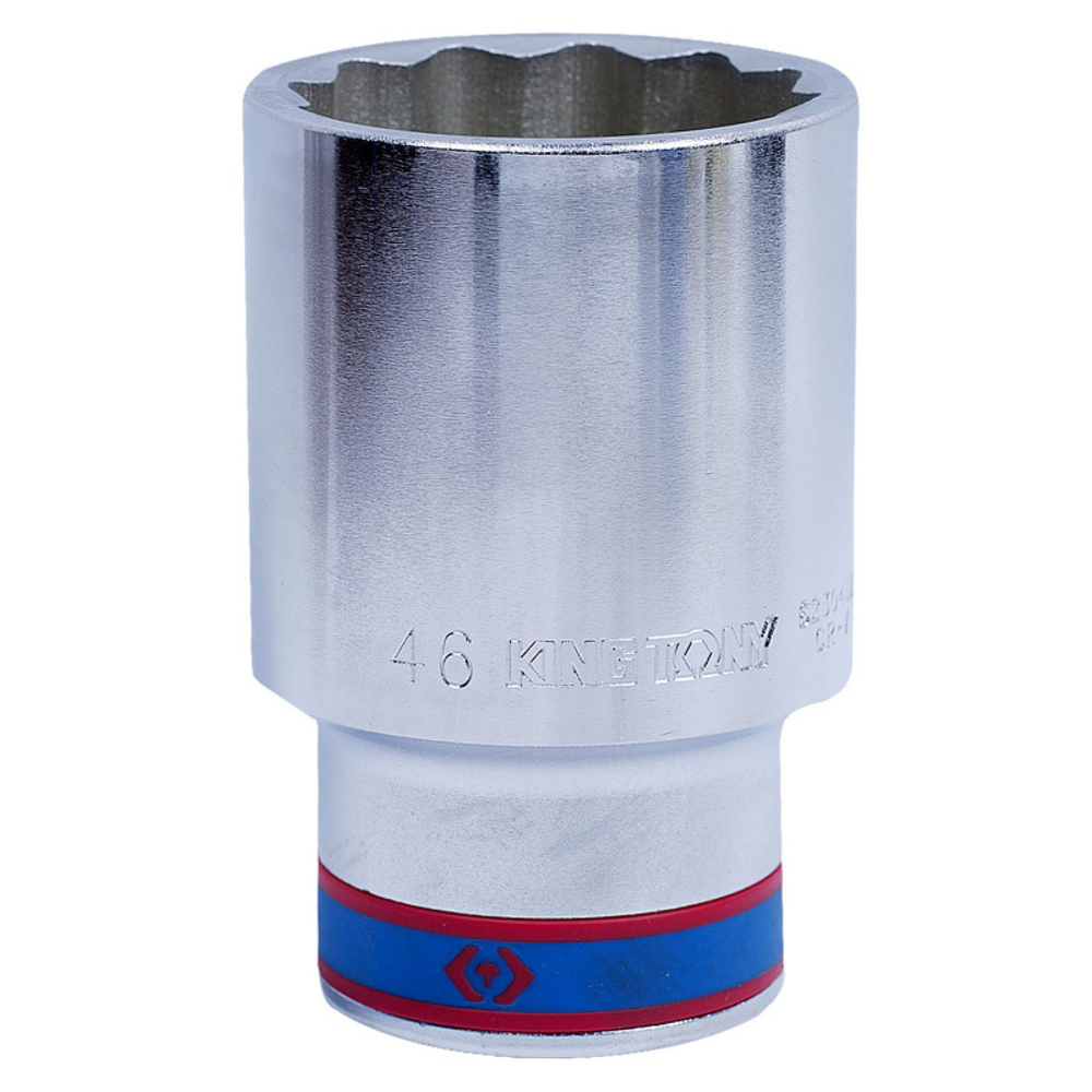 KING TONY (623046M) Головка торцевая глубокая двенадцатигранная 3/4", 46 мм