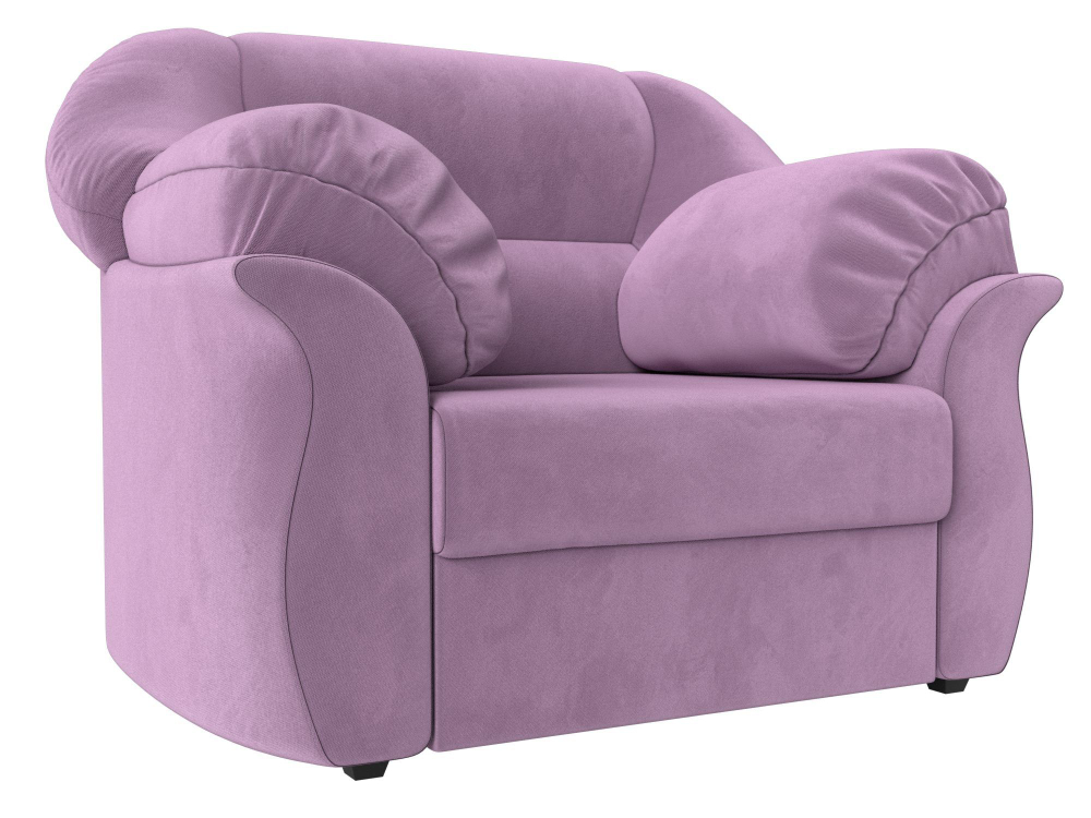 Кресло Карнелла, Сиреневый, Микровельвет, 105844