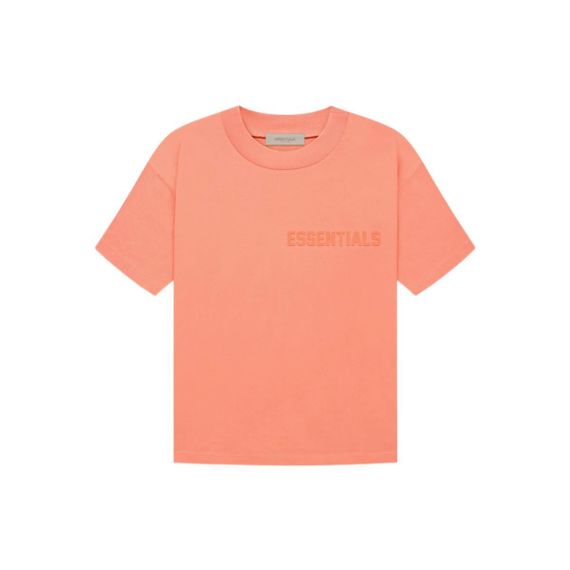 Fear of God Essentials FW22 Ss Tee Coral Logo T