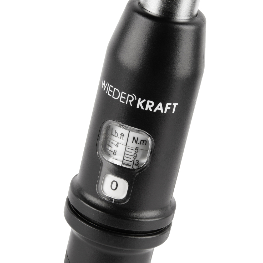 WDK-NX05025 Динамометрический ключ 5-25 Нм, трещотка с проходным приводным квадратом 1/4"
