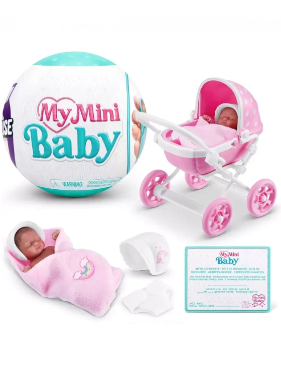 Шар 5 сюрпризов Зуру My Mini Baby серия 1