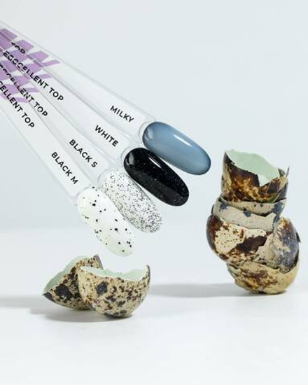 MOODNAIL Top Eggcellent black M, 10g