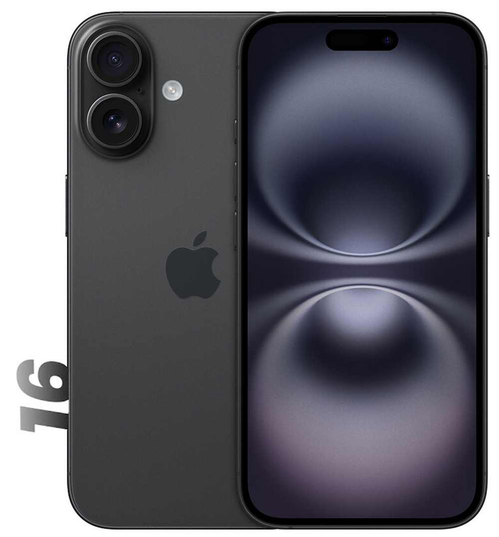 Смартфон Apple iPhone 16 128 ГБ (Чёрный | Black)