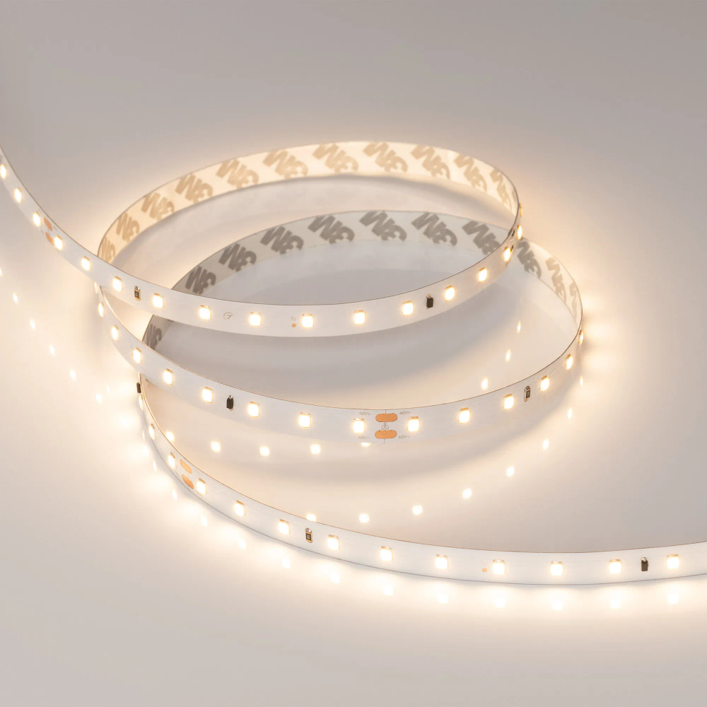 Светодиодная лента IC-A72-10mm 48V Warm3000 (3.8 W/m, IP20, 2835, 60m) (Arlight, стабилизированная) 032190