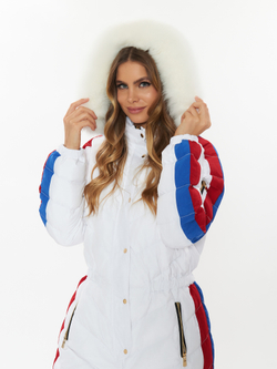 Комбинезон-пуховик белый