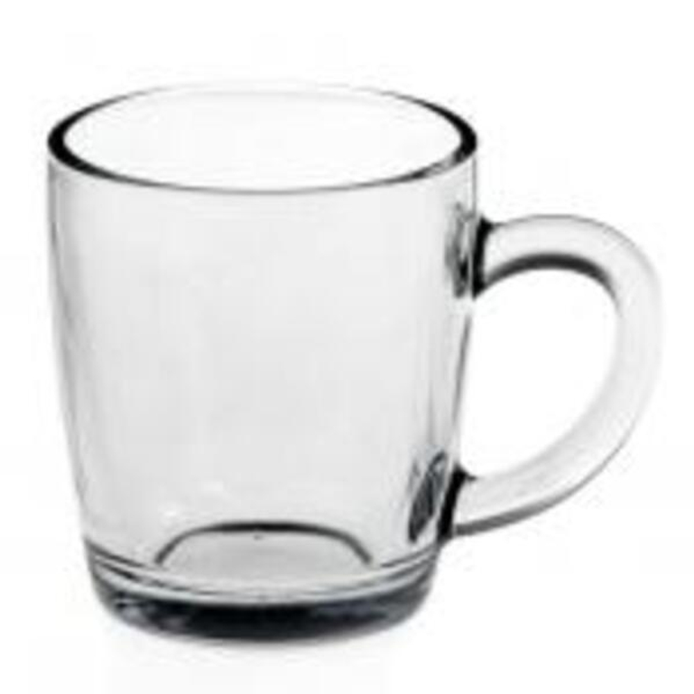 Кружка стеклянная 340мл «Бейзик» 55531SLB/6