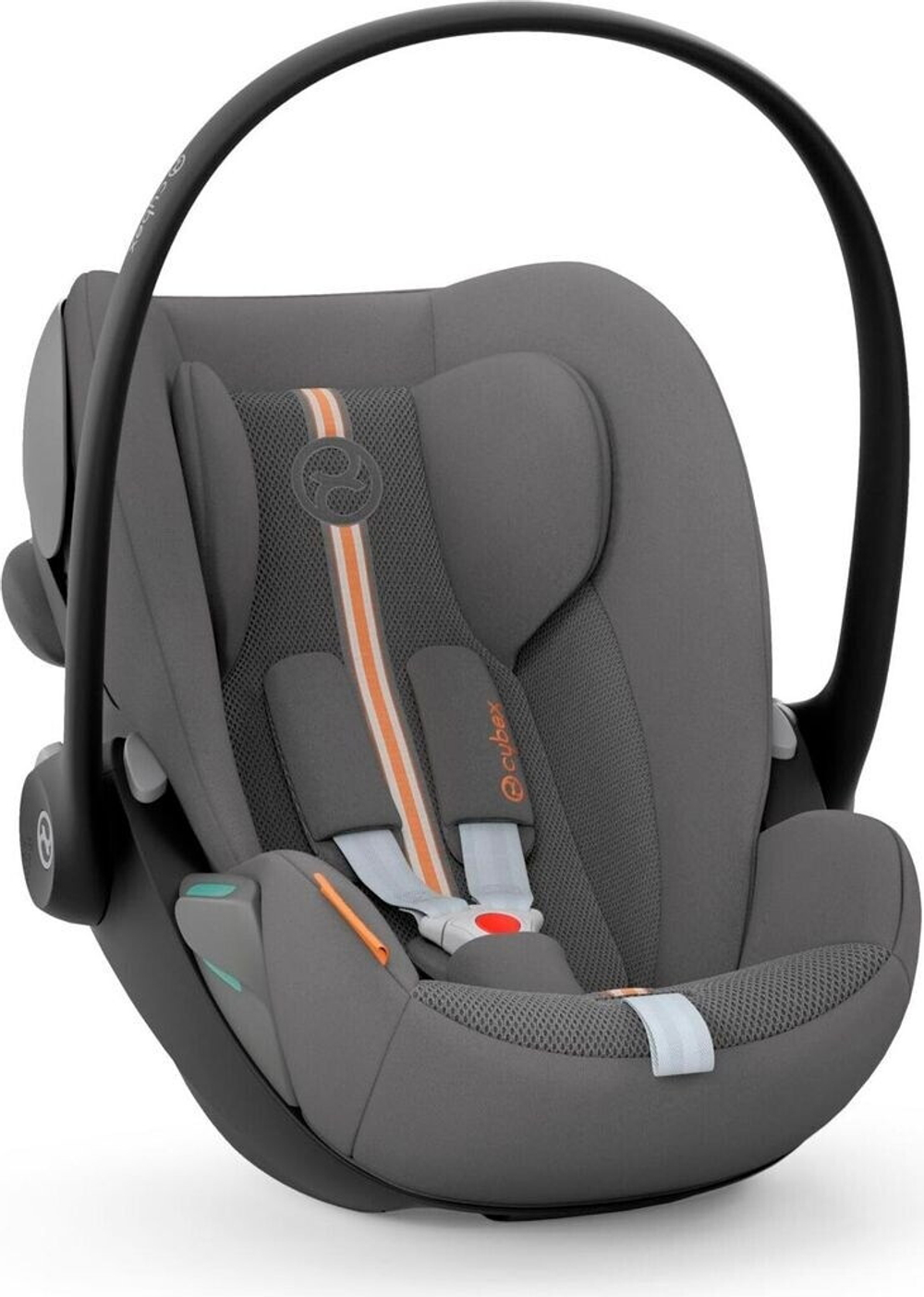 Коляска Cybex Balios S Lux TPE complete Cloud G Lava Grey Plus Base G 4 в 1 Seashell Beige с дождевиками