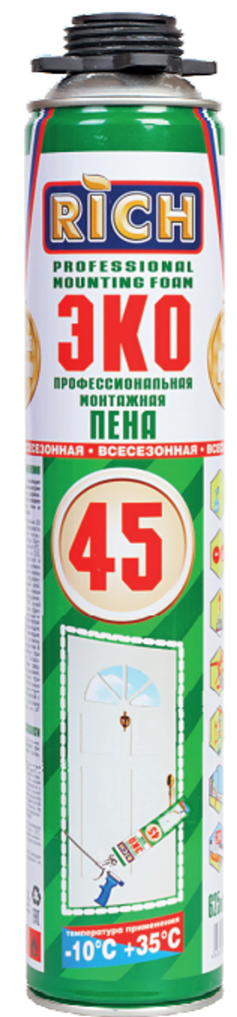 РИЧ Пена 45 эко профи 700гр (ящ.12шт)