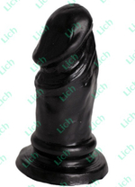 Чёрная пробка в форме фаллоса