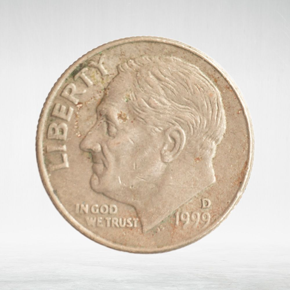 USA, 1 Dime, 1999 - Roosevelt Dime (D), VF