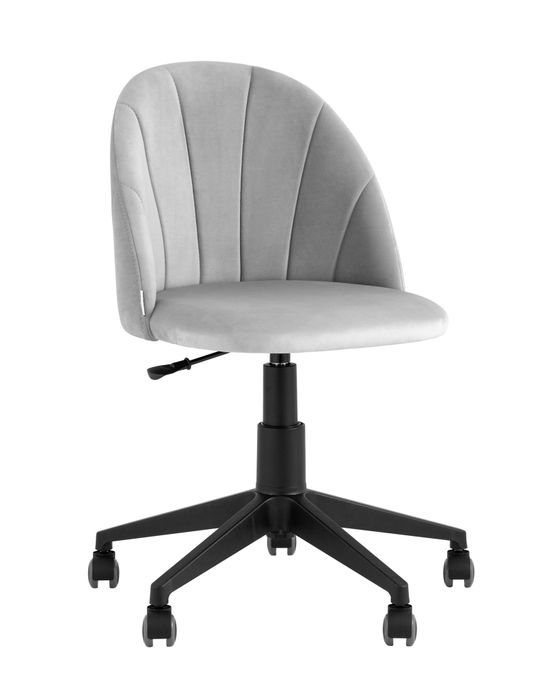 Кресло компьютерное Логан велюр светло-серый Stool Group
