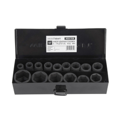 WDK-710B Набор ударных головок 1/2", 10-32 мм, 15 предметов