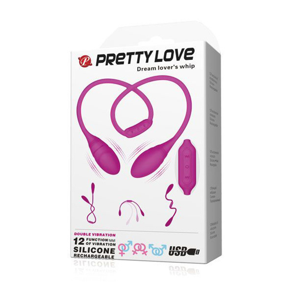 Гибкий вибростимулятор 65,5см для пар Pretty Love Dream Lovers Whip BI-014327-5