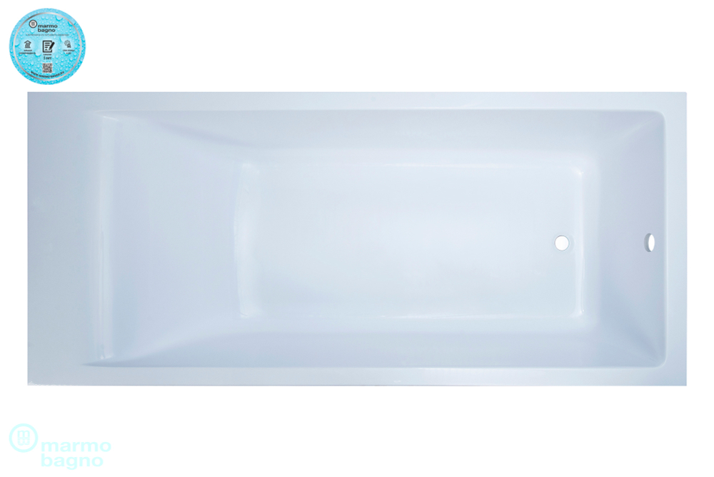 Ванна из литьевого мрамора Marmo Bagno Алесса NEW 170х80