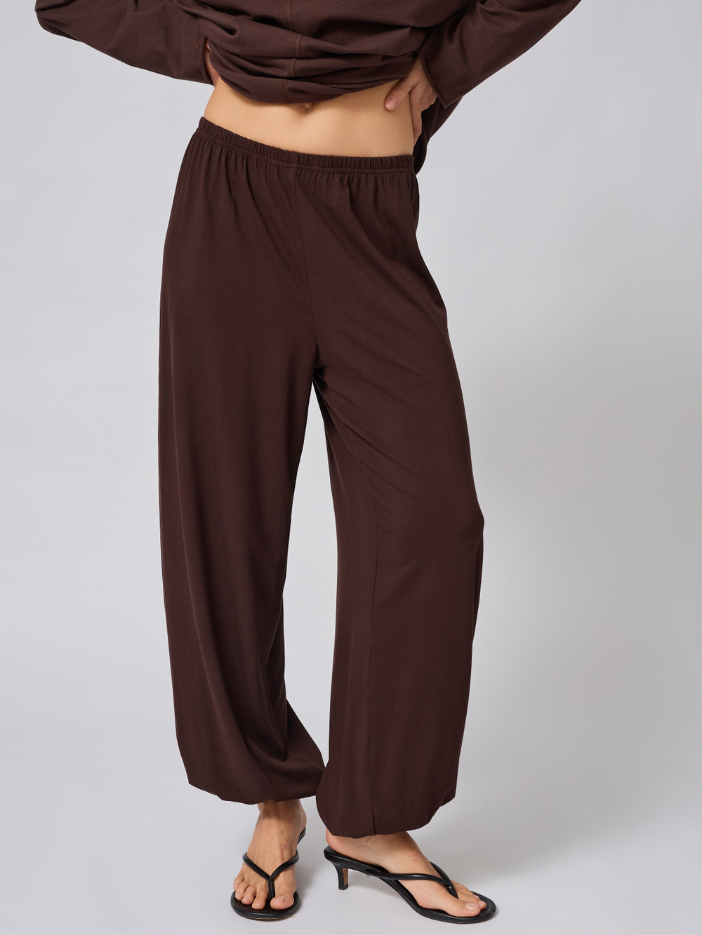 Брюки алладины из вискозы