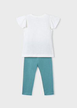 футболка с леггинсами