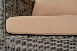 Диван садовый плетеный из искусственного ротанга SUNSTONE 3-х местный