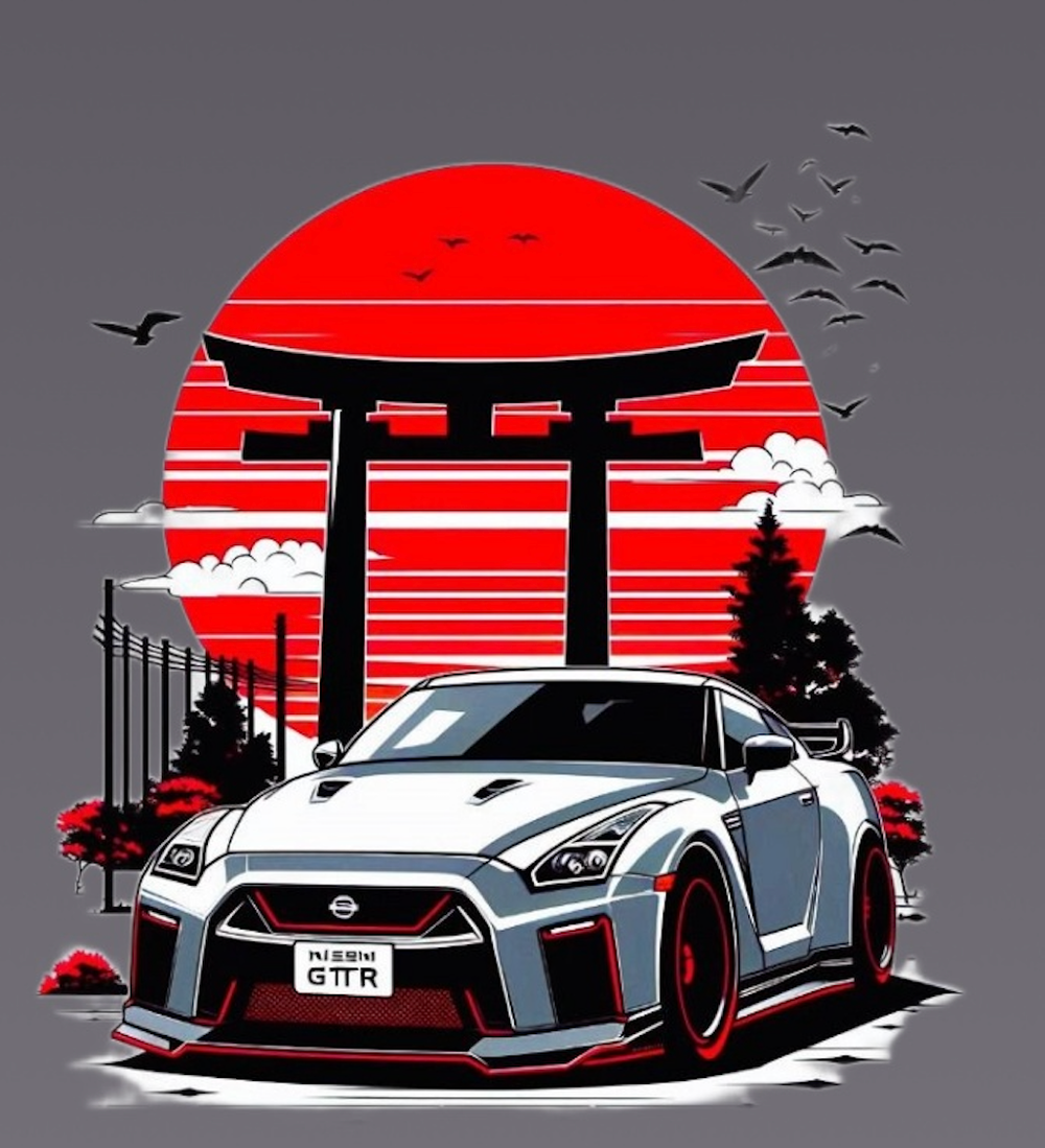 Термонаклейка "Восход" 10 на 10 см