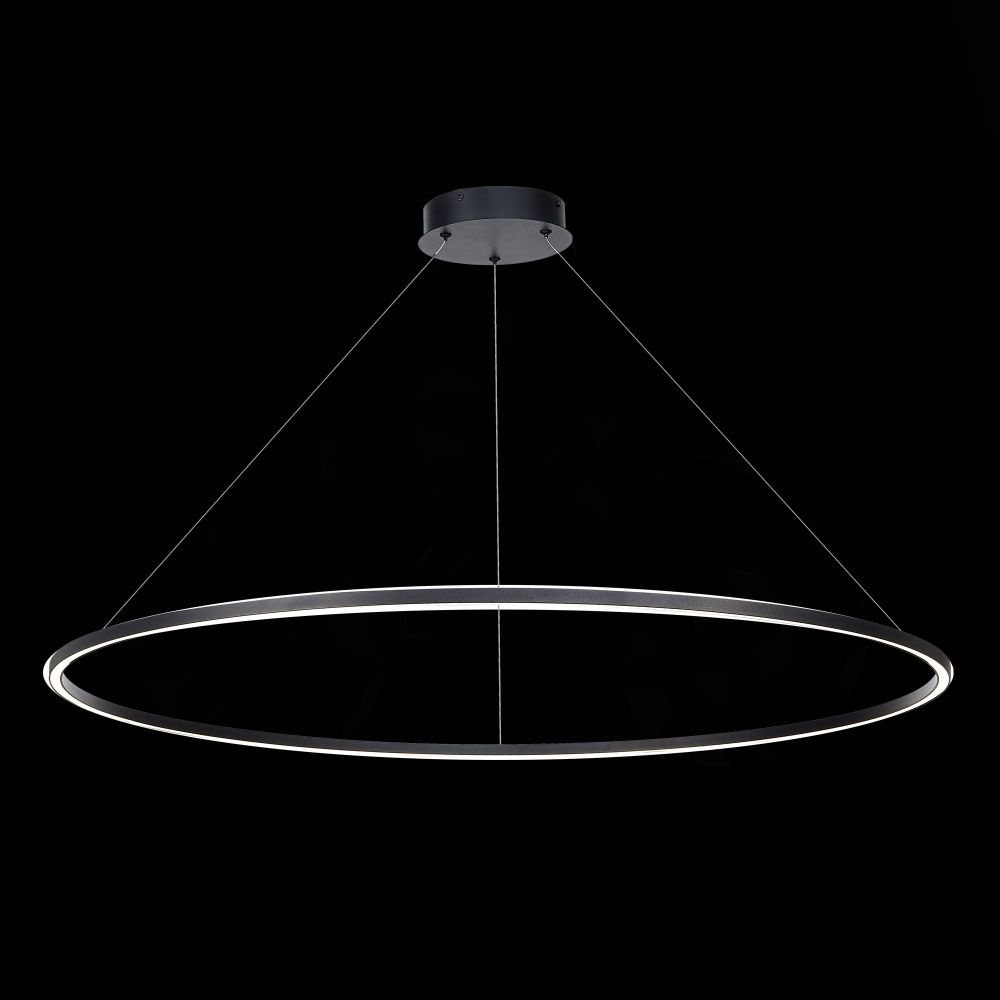ST605.403.57 Cветильник подвесной SMART ST-Luce Черный/Белый LED 1*57W 2800-6500K