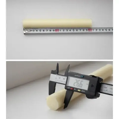 Капролон стержень 25х200 (ПА6 натуральный)