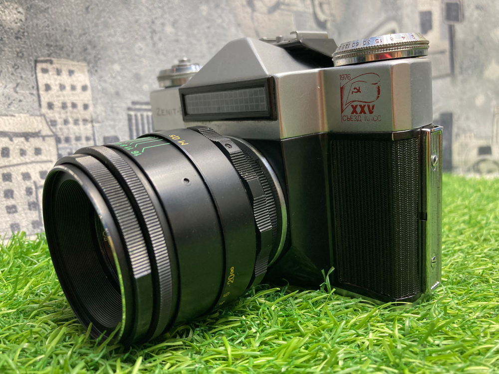 Zenit-E + Helios-44-2 XXV съезд кпсс 1976