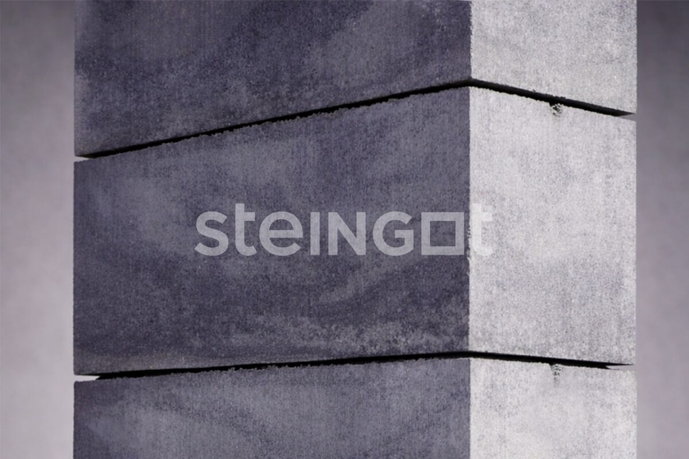 Архитектурный блок 500*200*200 Графитовый камень (Stein Black)