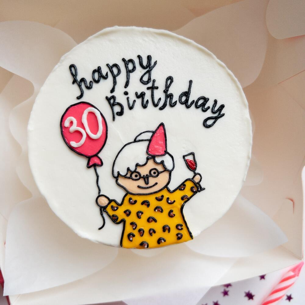 Бенто-торт «Happy Birthday, Бабуля»