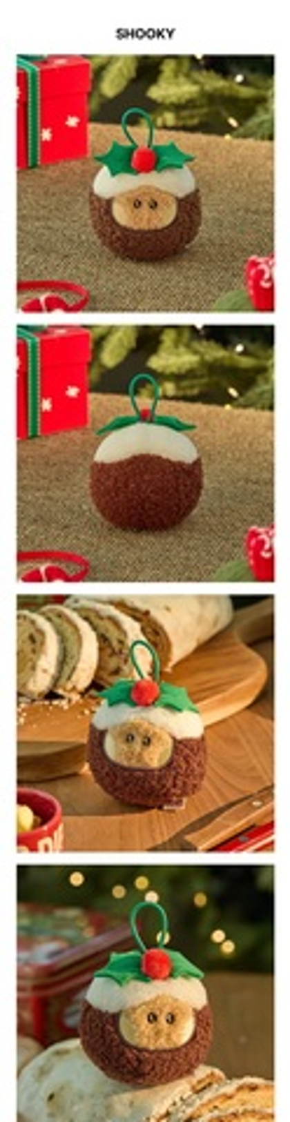 Брелок BT21 - SHOOKY mini minini ORNAMENT PLUSH KEYRING PETITE HOLIDAY