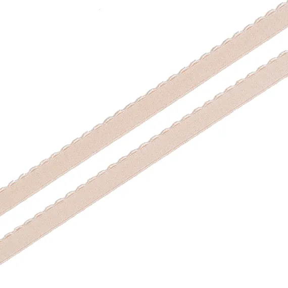 Резинка отделочная бежевая 10 мм (цв. 126), 641/10