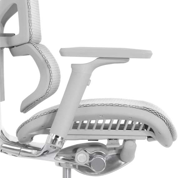 Кресло EXPERT 2 SAIL HSAM 01-G NEW (подлокотник 6D(360), подголовник 5D,сетка белая / каркас серый)