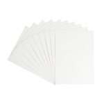 Картон белый "Приключения Енота", А4, 10л., немелованный, в папке