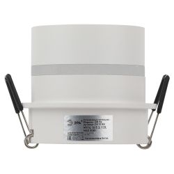 Светильник встраиваемый декоративный ЭРА DK93 WH под лампу MR16 GU5.3 белый | Декоративные встраиваемые светильники