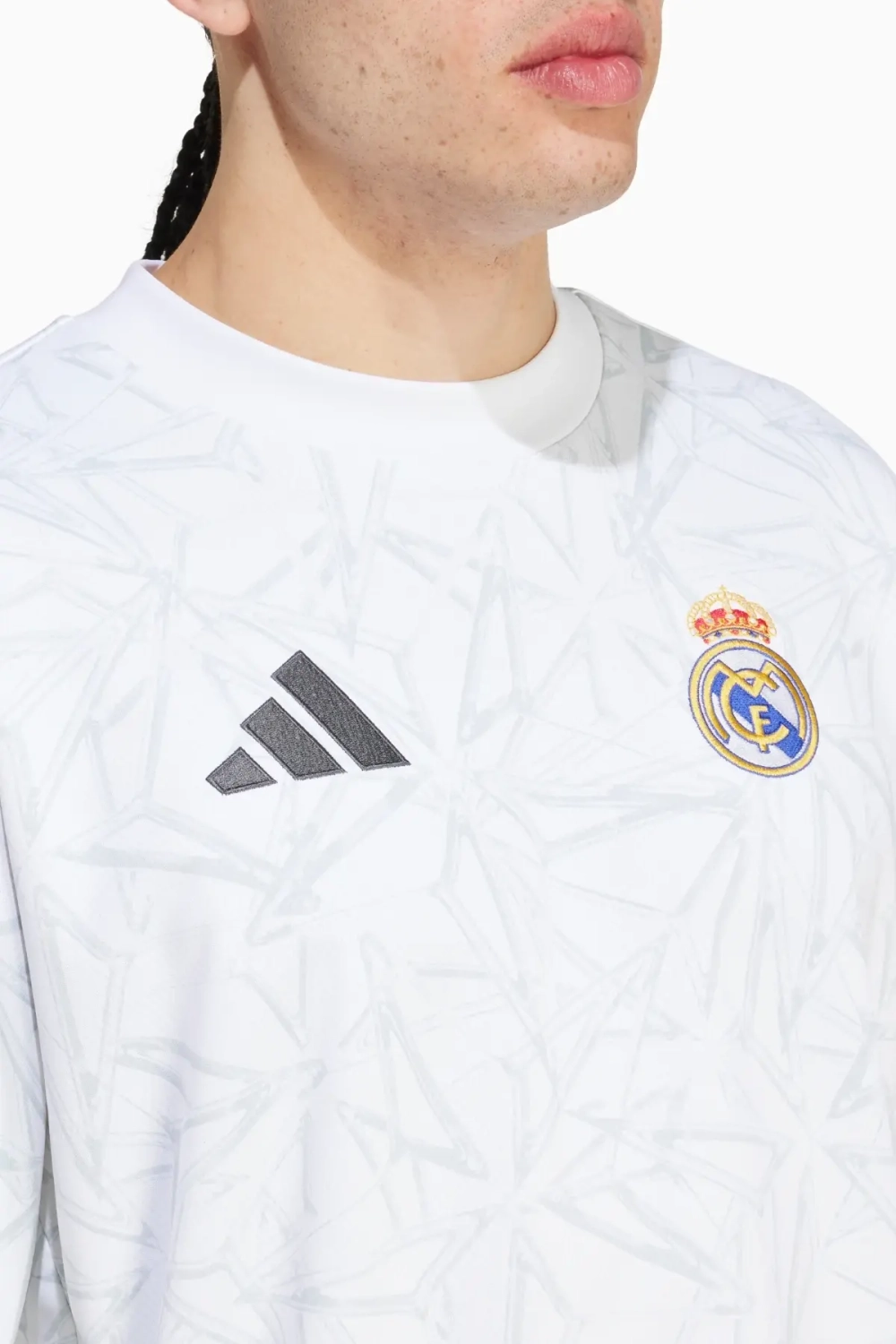 Кофта adidas Real Madrid 24/25 Pre-Match - белый